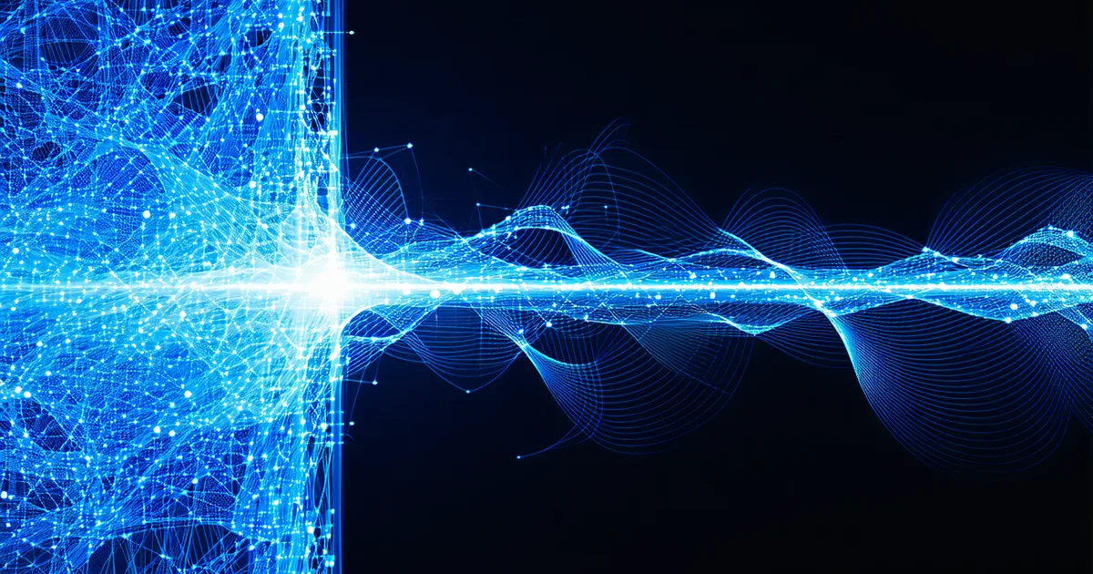Abstract contrast between clean declarative config and tangled imperative code architecture
